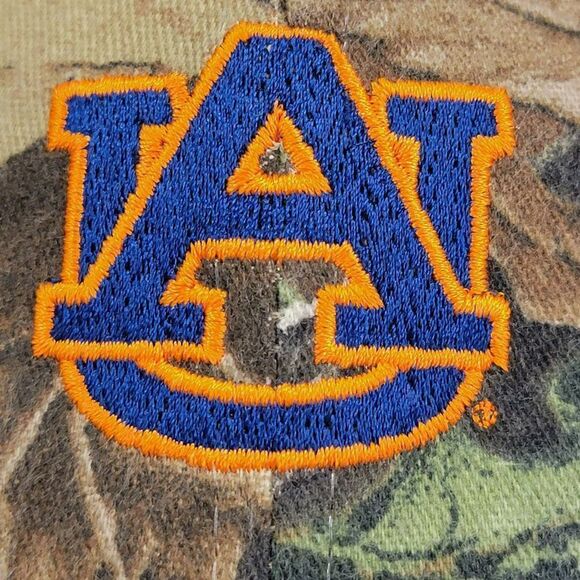 Cobra Camouflage University of Auburn Ball Cap Hat Adjustable Hook & Loop Strap - Picture 4 of 9